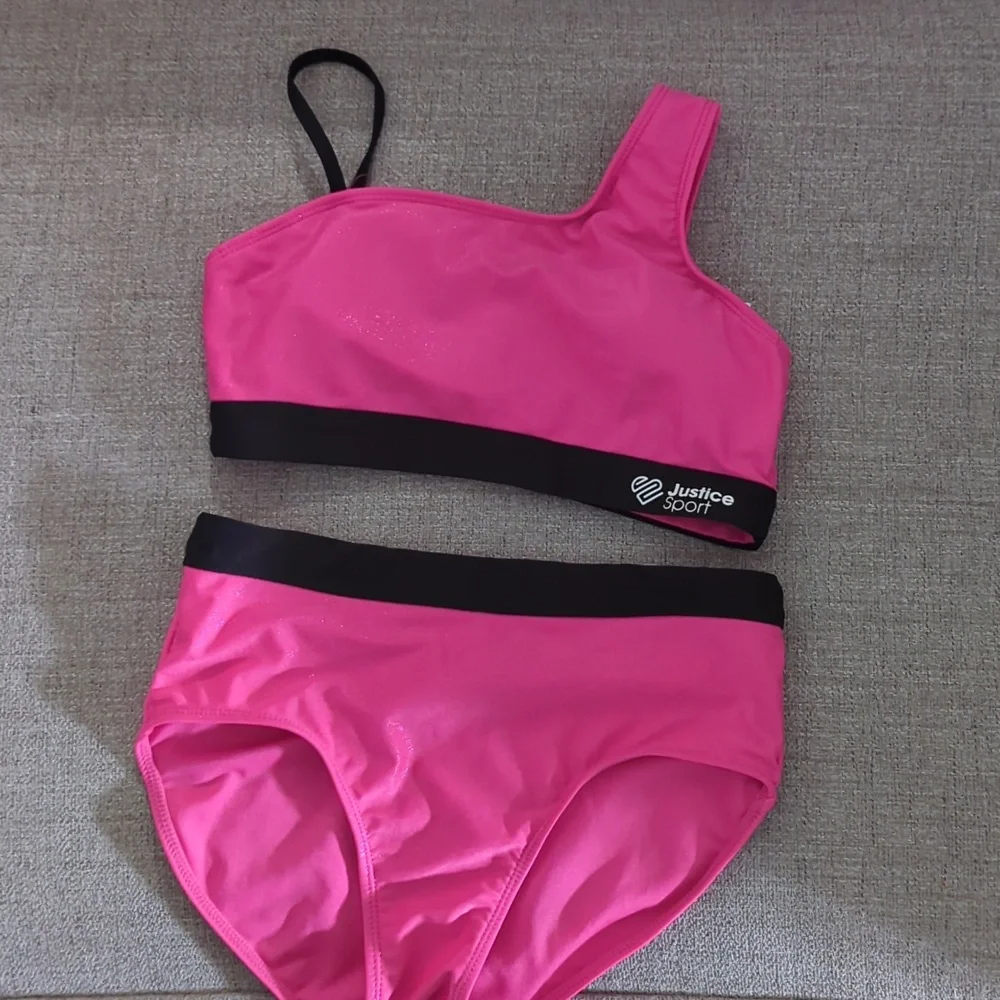 Justice Bikini (Glittery Pink Fabric)
